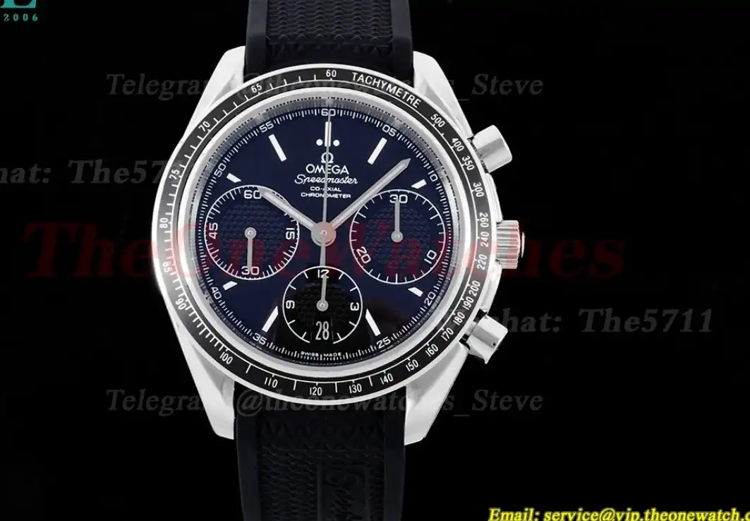 Speedmaster Racing Master 40mm SS RU Black Dial HKF A7750