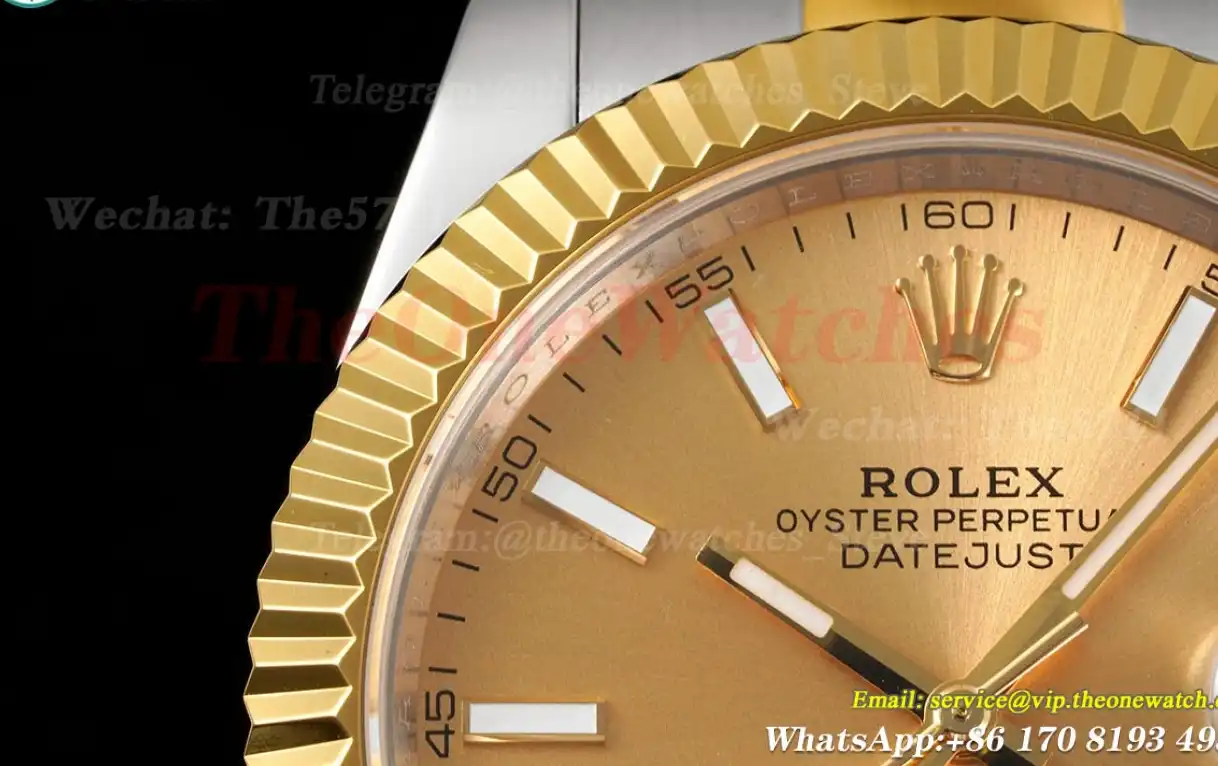 Datejust 41mm Gold Stk SS YG Oyster 904L DIW A3235