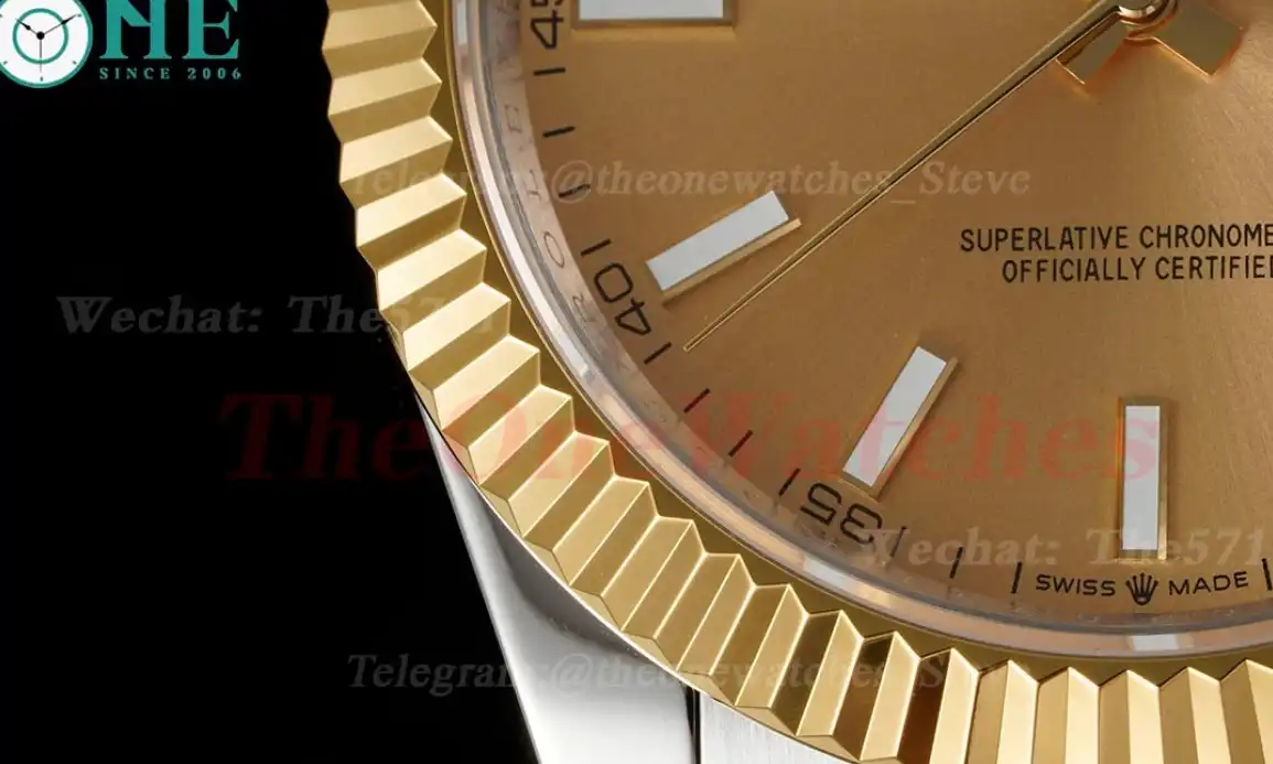 Datejust 41mm Gold Stk SS YG Oyster 904L DIW A3235