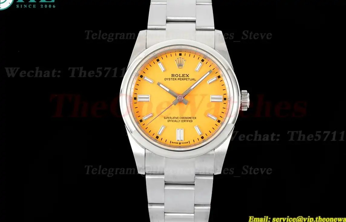 Oyster Perpetual 126000 36mm SS SS Yellow Stk GMF A3230