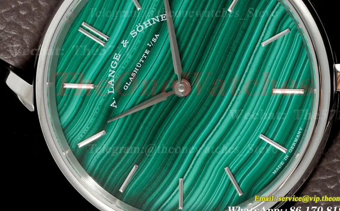 Saxonia Thin 39mm SS LE Green Malachite Dial F8F A2892