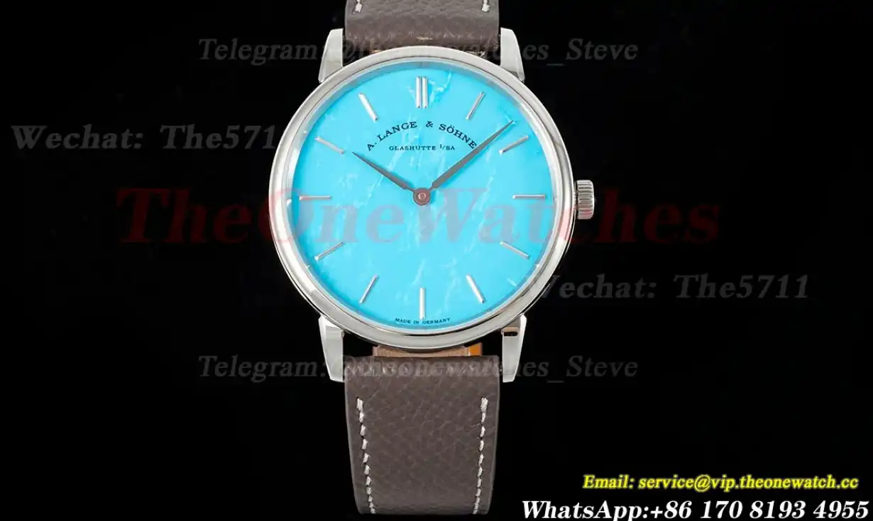 Saxonia Thin 39mm SS LE Tiffany Blue Dial F8F A2892