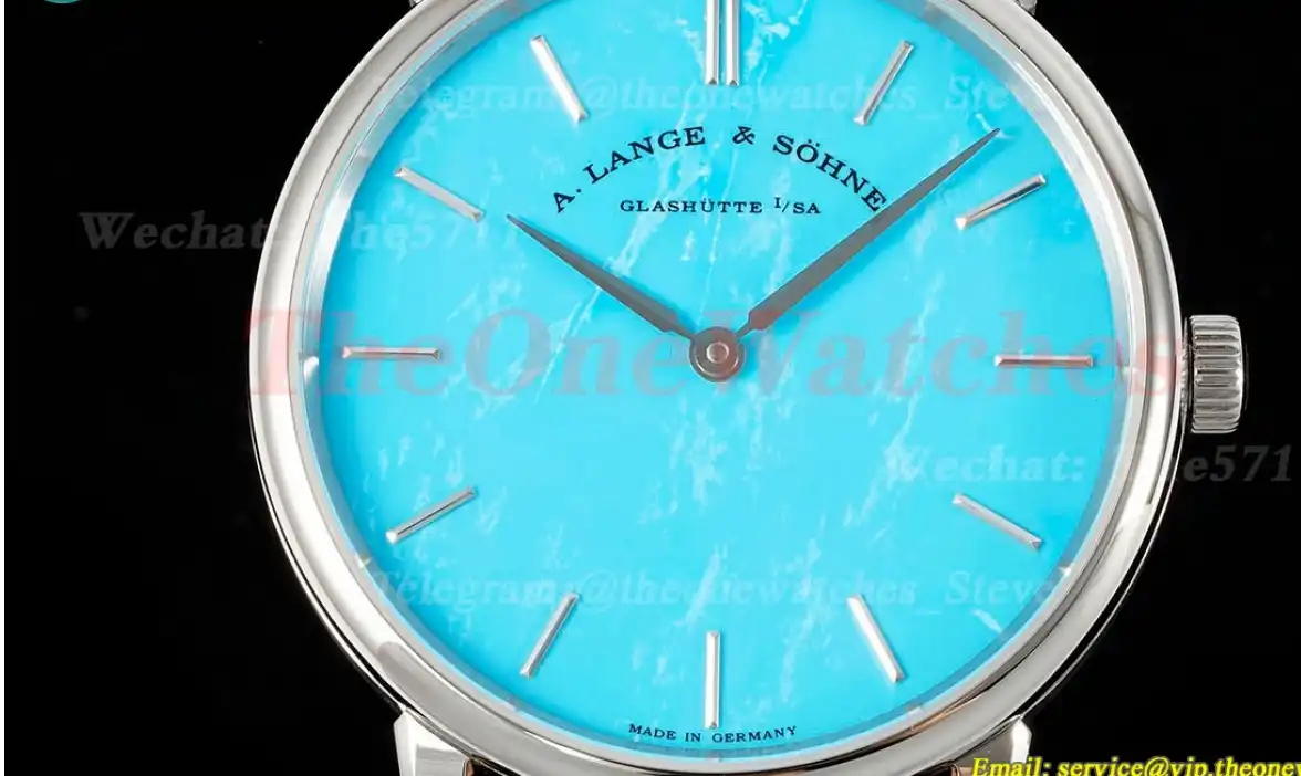 Saxonia Thin 39mm SS LE Tiffany Blue Dial F8F A2892