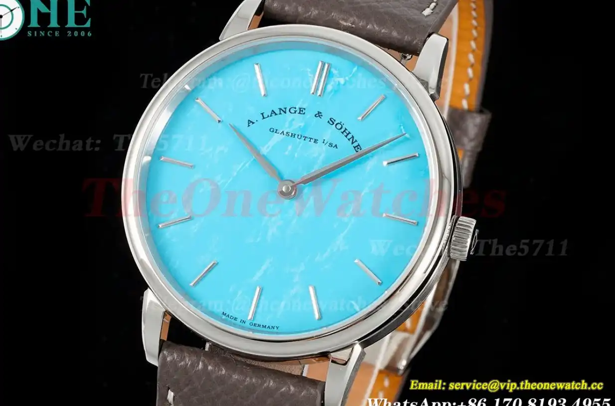 Saxonia Thin 39mm SS LE Tiffany Blue Dial F8F A2892