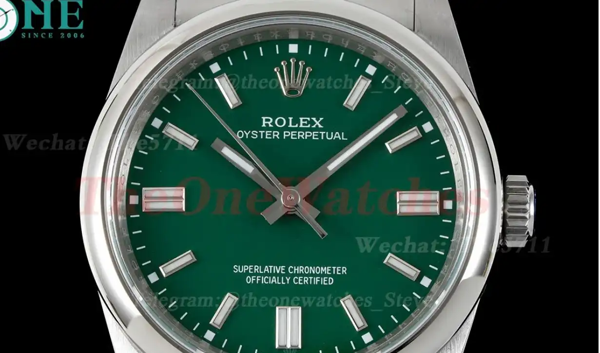 Oyster Perpetual 126000 36mm SS SS Green Stk GMF A3230