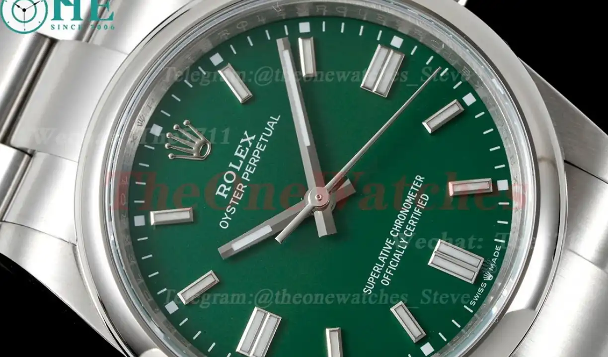 Oyster Perpetual 126000 36mm SS SS Green Stk GMF A3230