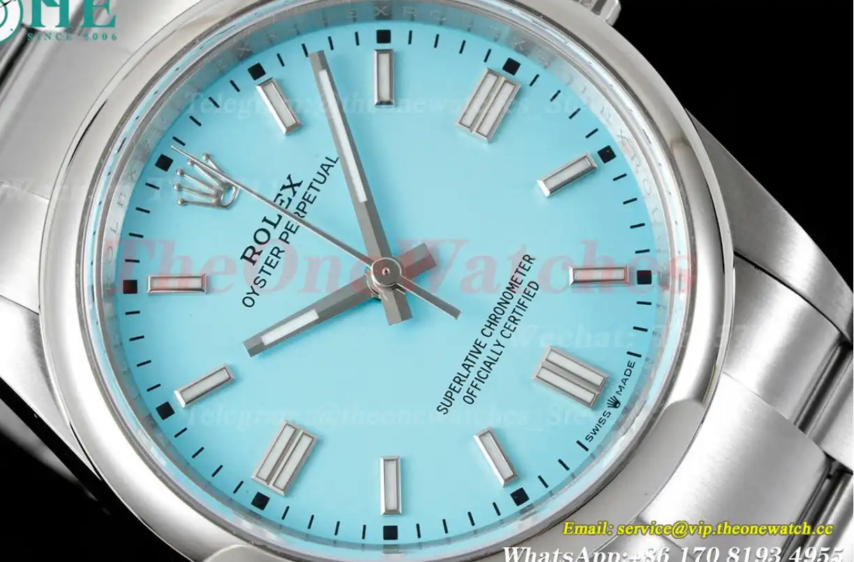 Oyster Perpetual 126000 36mm SS SS TIffany Blue Stk GMF A3230