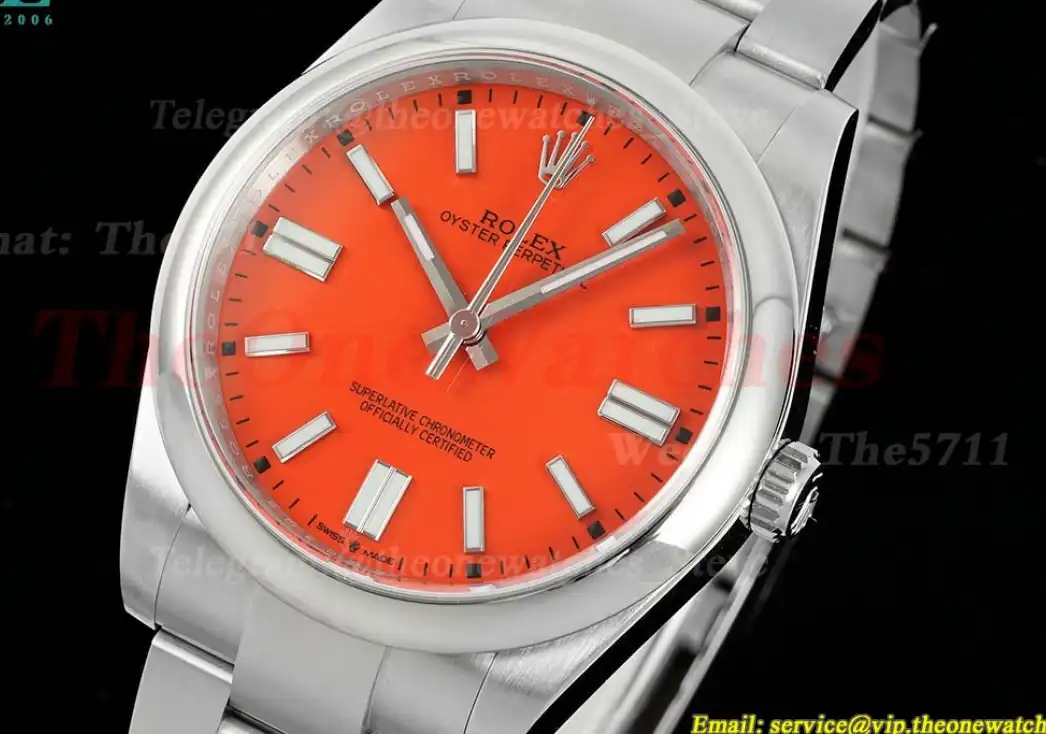 Oyster Perpetual 124300 41mm SS SS Red Stk APF VR3230