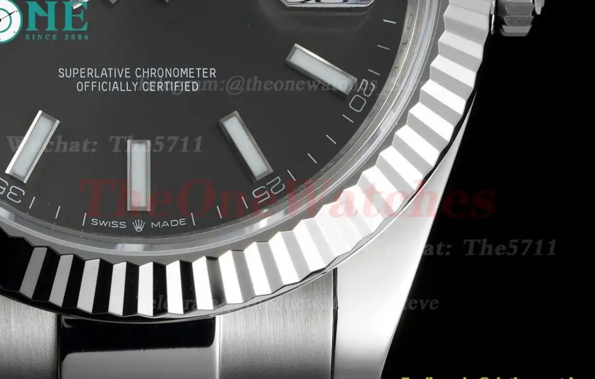 Datejust 126334 41mm Oyster 904L Grey SS SS WF VR3235