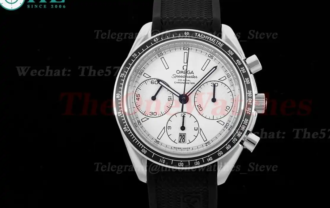 Speedmaster Racing Master 40mm SS RU White Dial HKF A7750