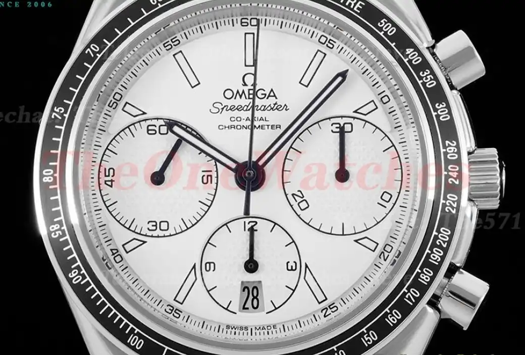 Speedmaster Racing Master 40mm SS RU White Dial HKF A7750