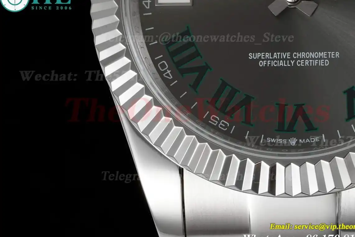 Datejust 41mm Grey Rmn SS SS Oyster 904L DIW A3235