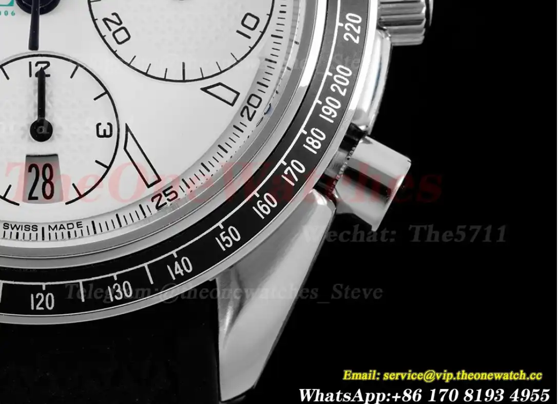 Speedmaster Racing Master 40mm SS RU White Dial HKF A7750