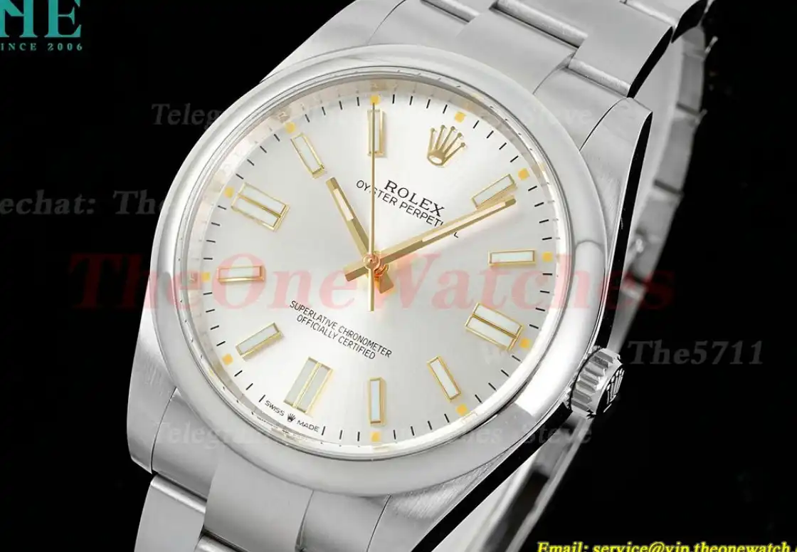 Oyster Perpetual 124300 41mm SS SS Silver Stk APF VR3230