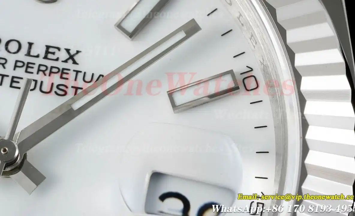 Datejust 126334 41mm Oyster 904L White SS SS WF VR3235