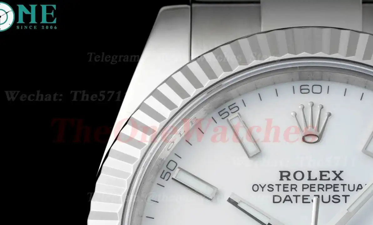 Datejust 126334 41mm Oyster 904L White SS SS WF VR3235