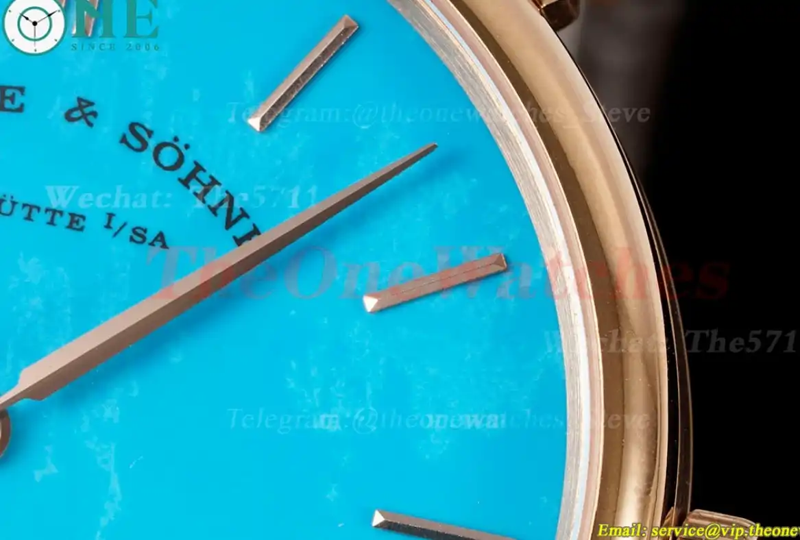 Saxonia Thin 39mm RG LE Tiffany Blue Dial F8F A2892