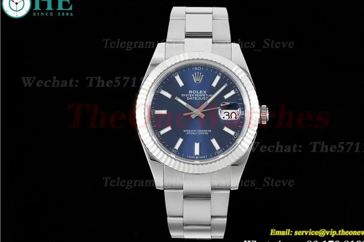 Datejust 126334 41mm Oyster 904L Blue SS SS WF VR3235