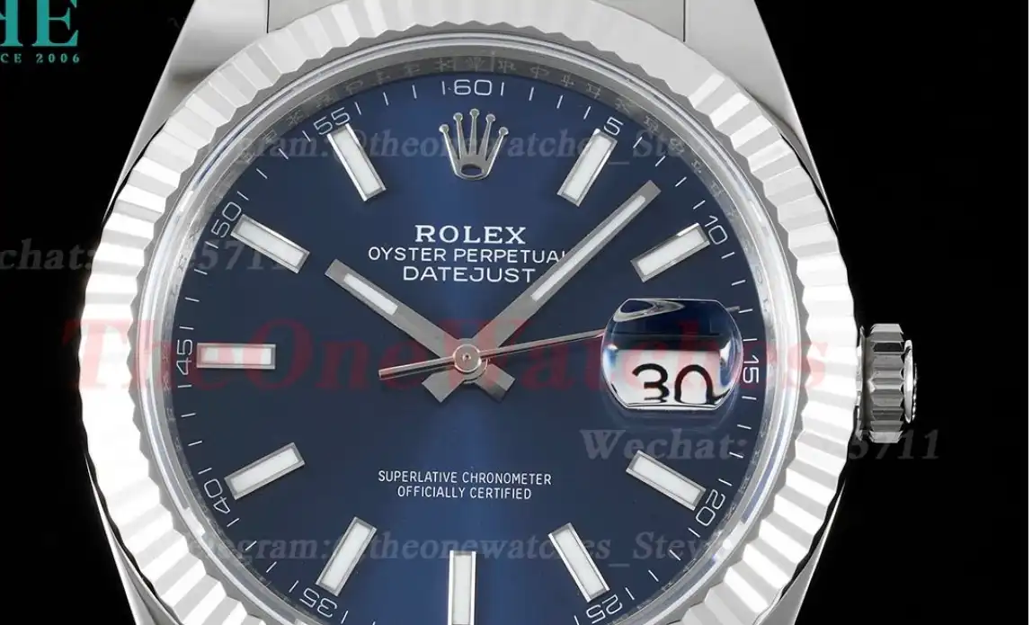 Datejust 126334 41mm Oyster 904L Blue SS SS WF VR3235