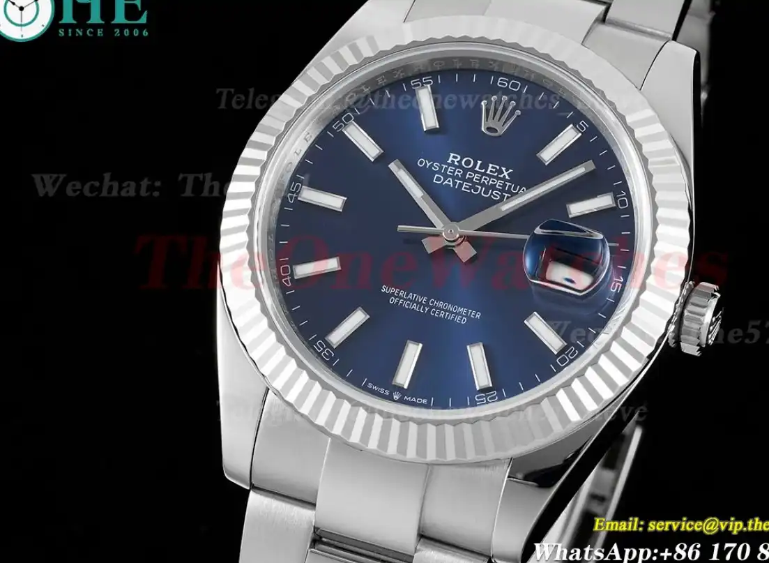 Datejust 126334 41mm Oyster 904L Blue SS SS WF VR3235