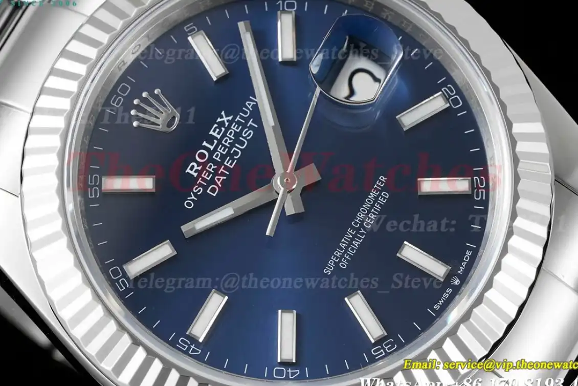 Datejust 126334 41mm Oyster 904L Blue SS SS WF VR3235