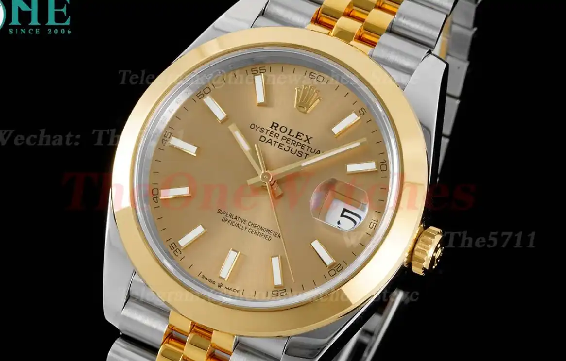 Datejust 126303 41mm Jubilee 904L SS YG Gold Stk King VR3235