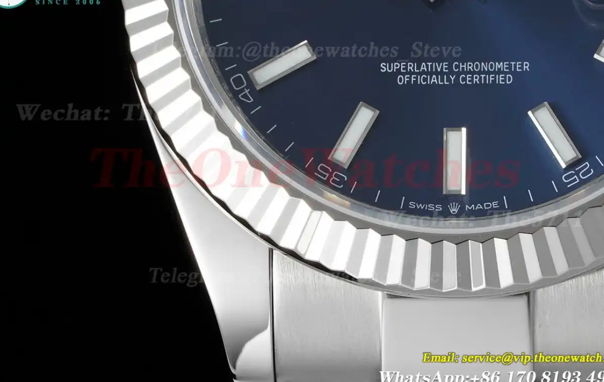 Datejust 126334 41mm Oyster 904L Blue SS SS WF VR3235