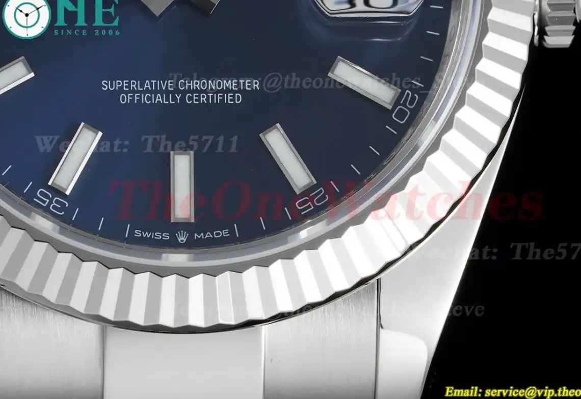 Datejust 126334 41mm Oyster 904L Blue SS SS WF VR3235