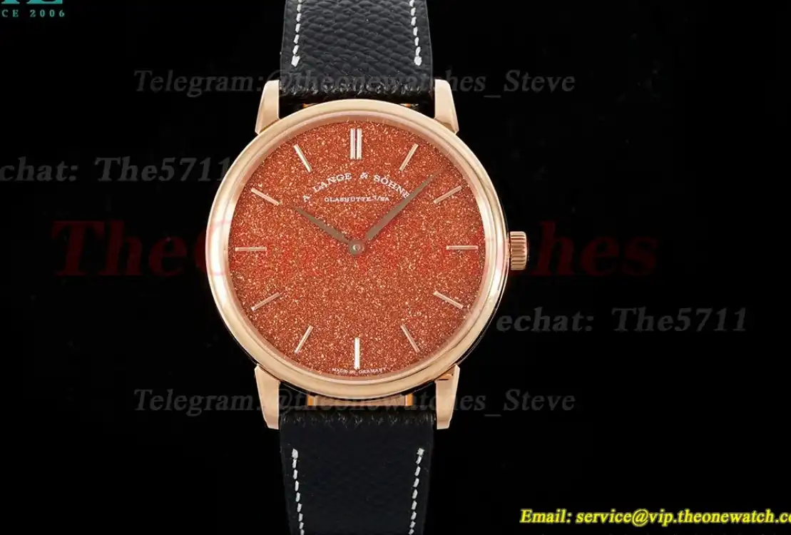 Saxonia Thin 39mm RG LE Orange Dial F8F A2892