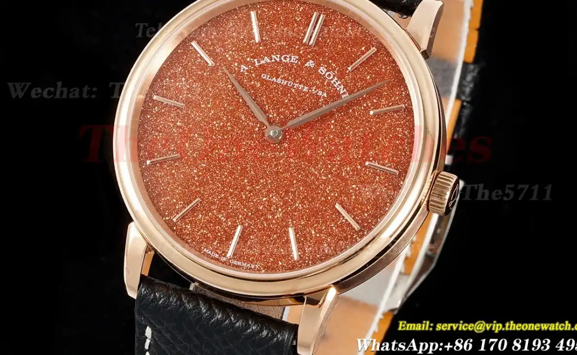 Saxonia Thin 39mm RG LE Orange Dial F8F A2892