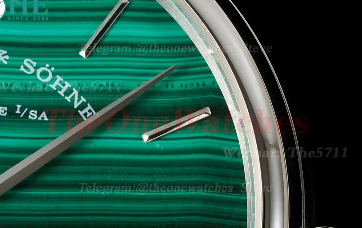 Saxonia Thin 39mm SS LE Green Malachite Dial F8F A2892