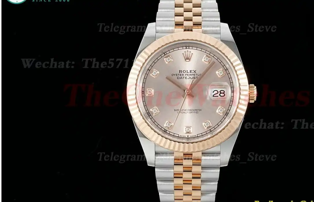 Datejust 126331 41mm Jub RG SS champagne Dia Clean SH3235