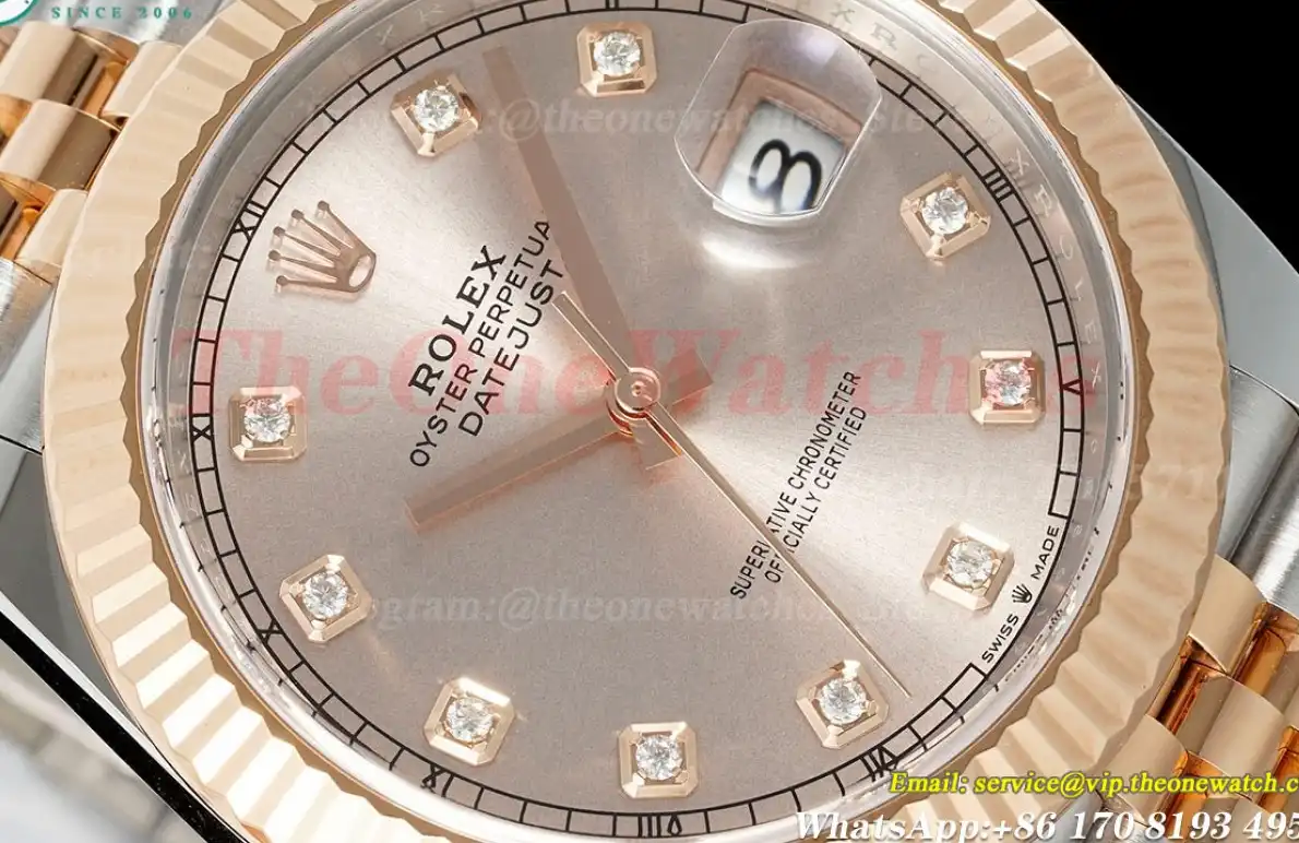 Datejust 126331 41mm Jub RG SS champagne Dia Clean SH3235