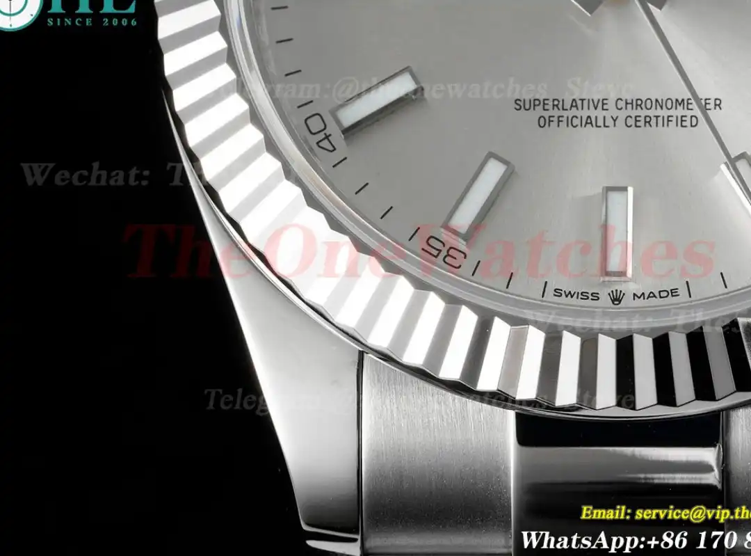 Datejust 126334 41mm Oyster 904L Silver SS SS WF VR3235