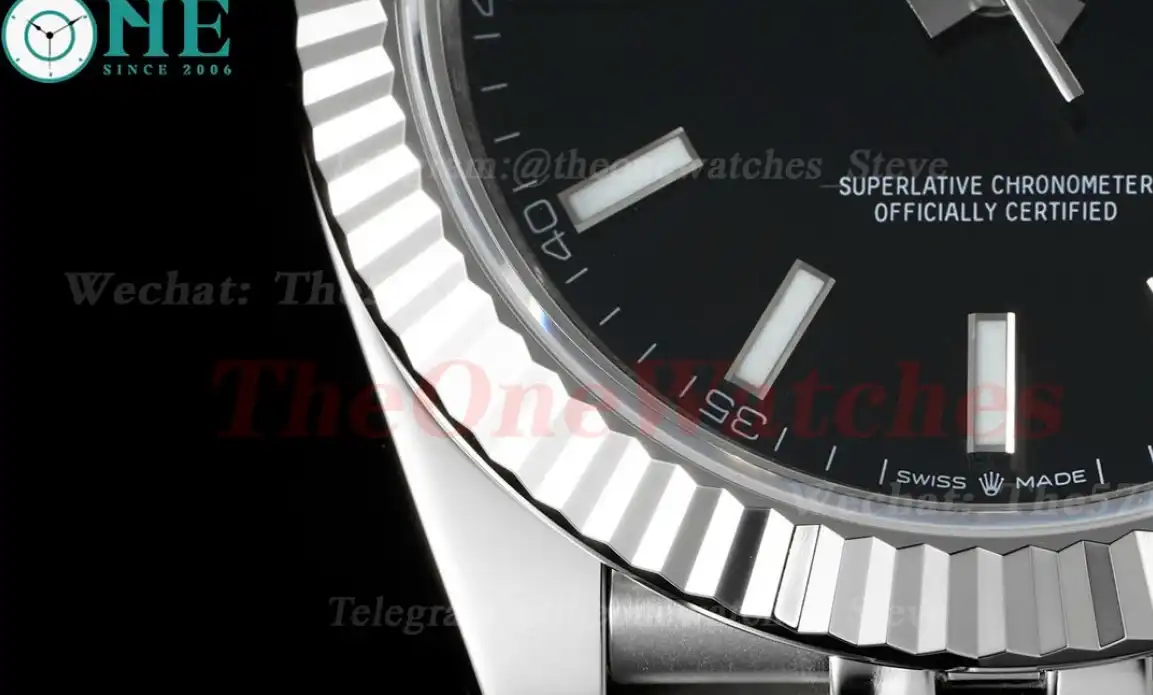 Datejust 126334 41mm Jubilee 904L Black SS SS WF VR3235