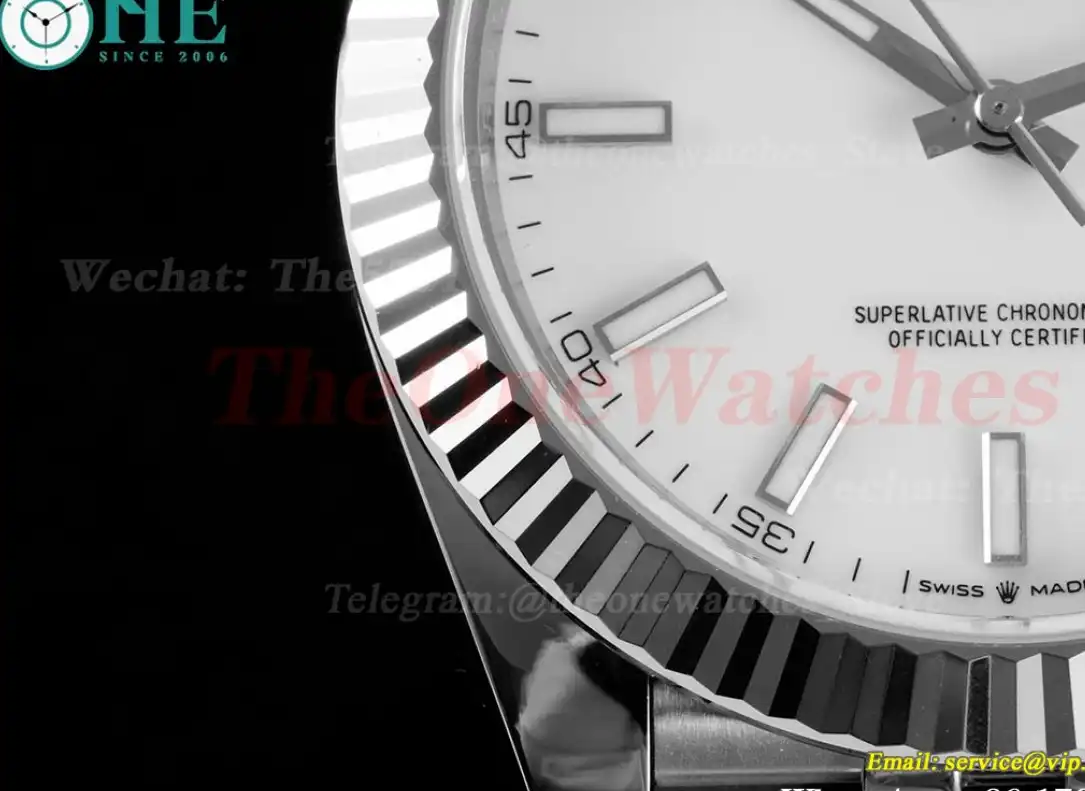 Datejust 126334 41mm Jubilee 904L SS SS White Stk King VR3235