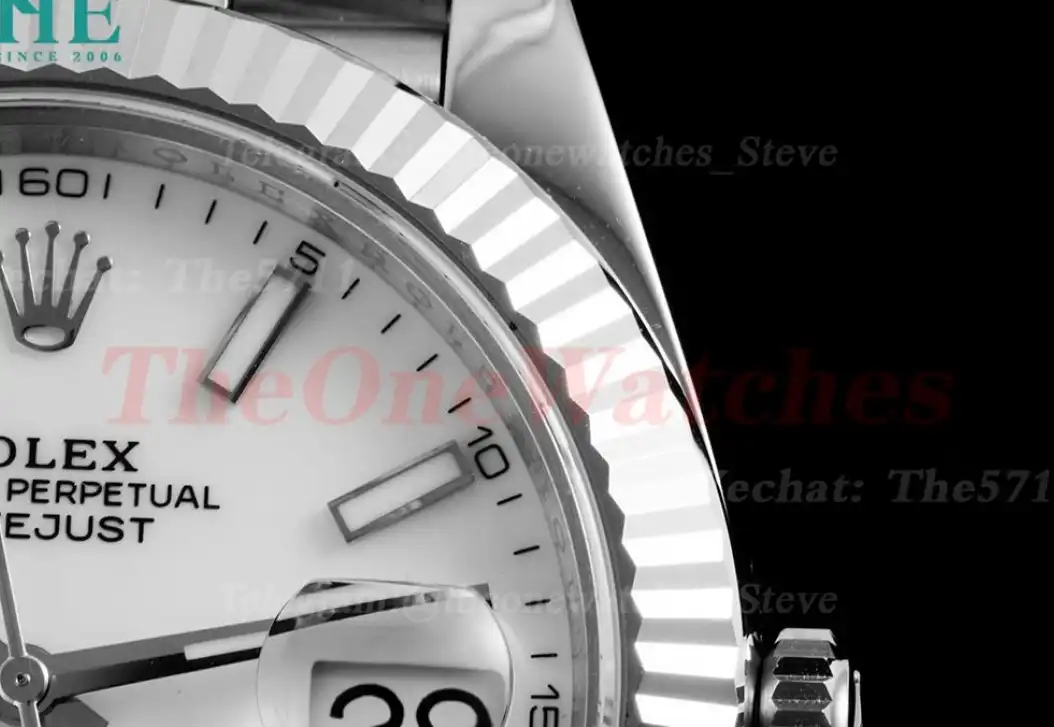 Datejust 126334 41mm Jubilee 904L SS SS White Stk King VR3235