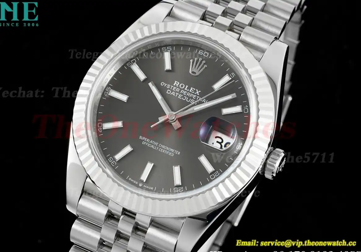 Datejust 126334 41mm Jubilee 904L Grey SS SS WF VR3235