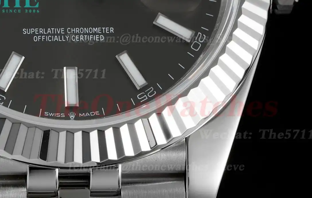 Datejust 126334 41mm Jubilee 904L Grey SS SS WF VR3235