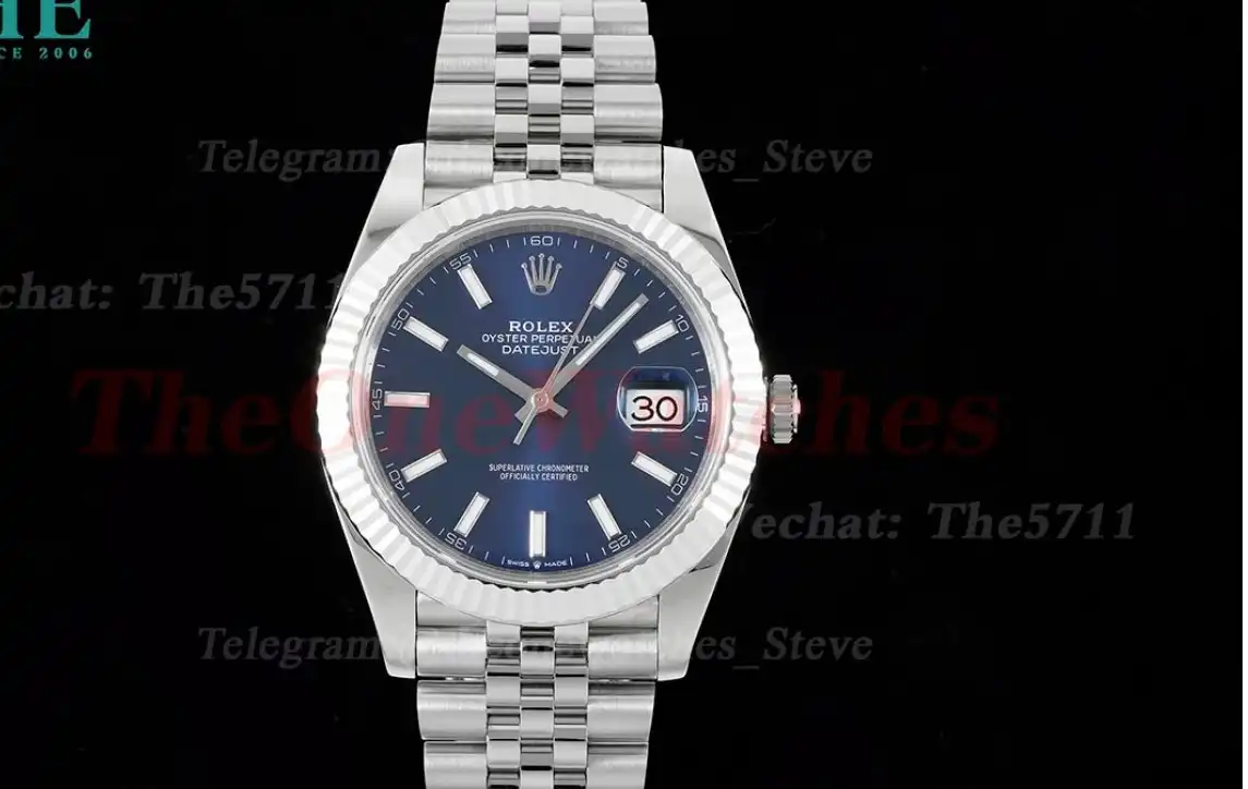 Datejust 126334 41mm Jubilee 904L Blue SS SS WF VR3235