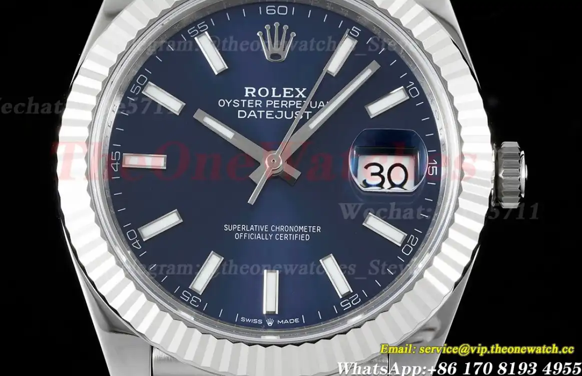 Datejust 126334 41mm Jubilee 904L Blue SS SS WF VR3235