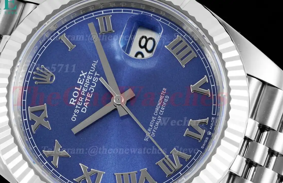 Datejust 126334 41mm Jubilee 904L SS SS Blue Rmn King VR3235