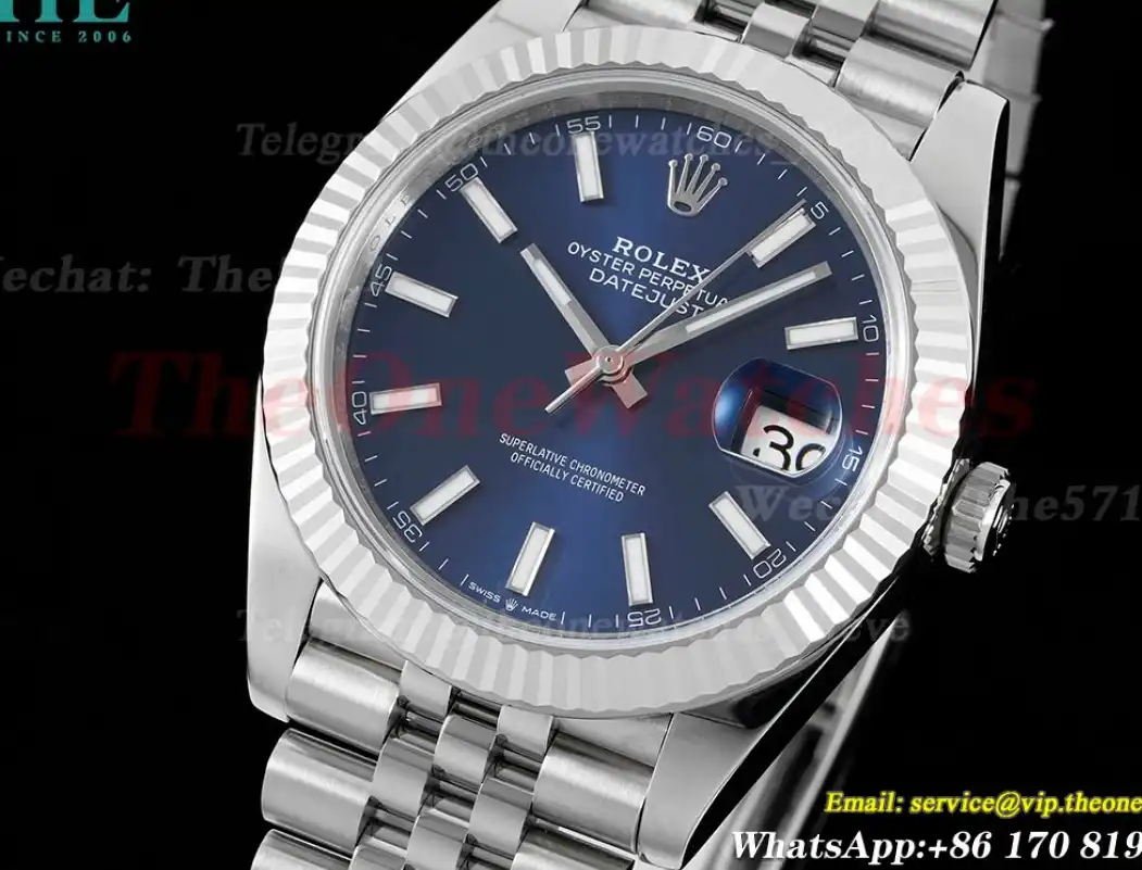 Datejust 126334 41mm Jubilee 904L Blue SS SS WF VR3235