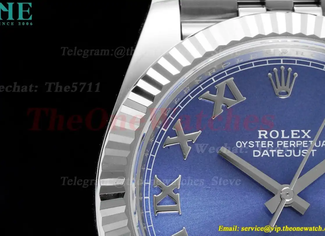 Datejust 126334 41mm Jubilee 904L SS SS Blue Rmn King VR3235