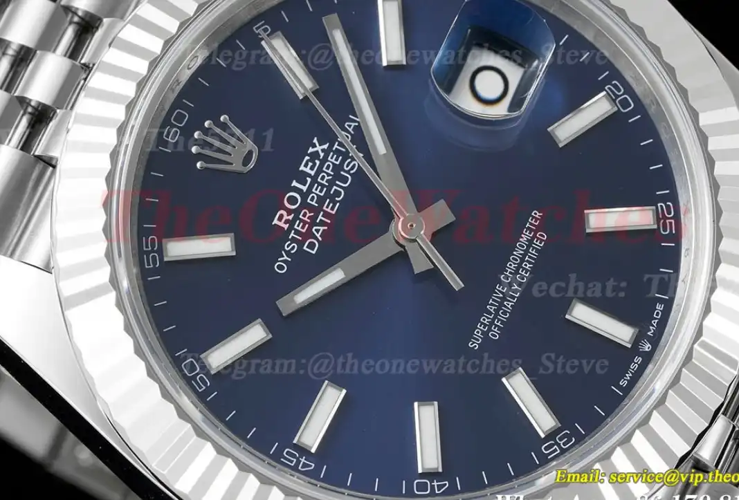 Datejust 126334 41mm Jubilee 904L Blue SS SS WF VR3235