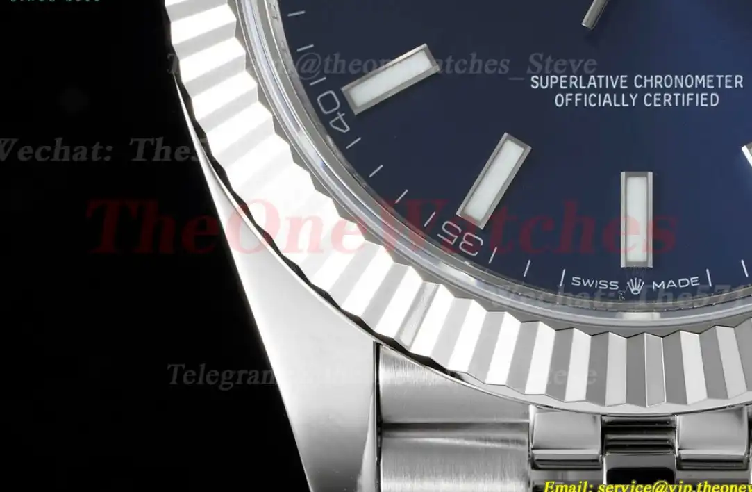 Datejust 126334 41mm Jubilee 904L Blue SS SS WF VR3235