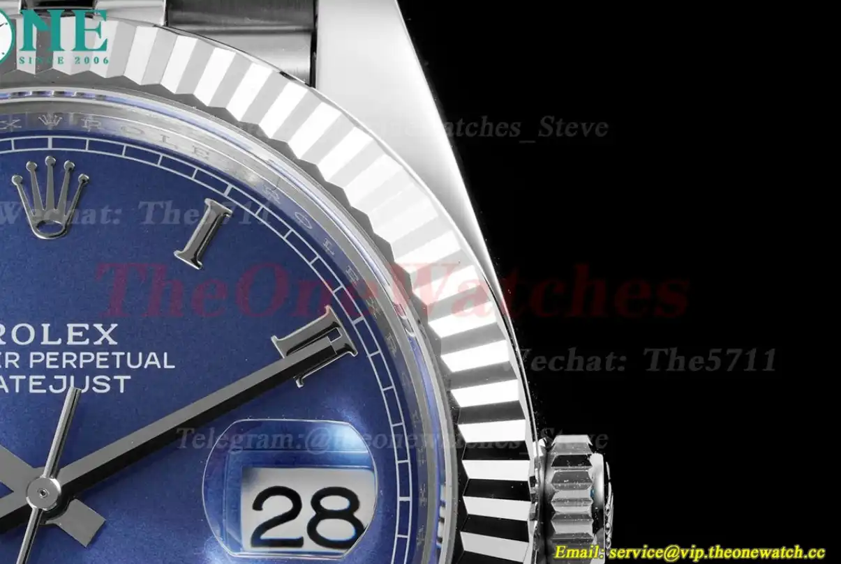 Datejust 126334 41mm Jubilee 904L SS SS Blue Rmn King VR3235