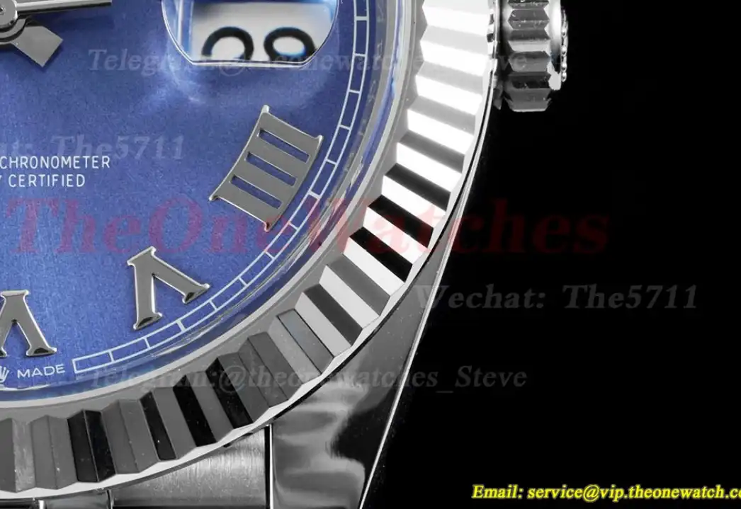 Datejust 126334 41mm Jubilee 904L SS SS Blue Rmn King VR3235