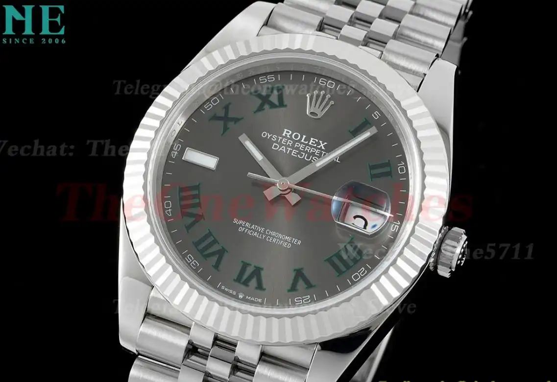 Datejust 126334 41mm Jubilee 904L Grey Rmn SS SS WF VR3235