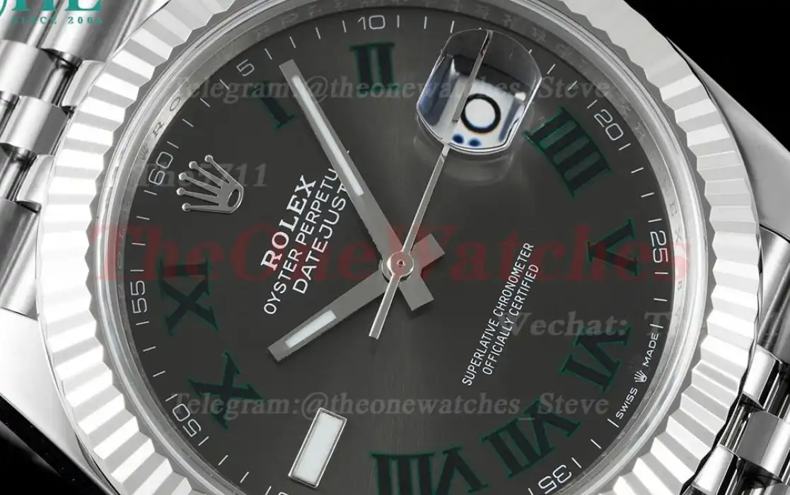 Datejust 126334 41mm Jubilee 904L Grey Rmn SS SS WF VR3235